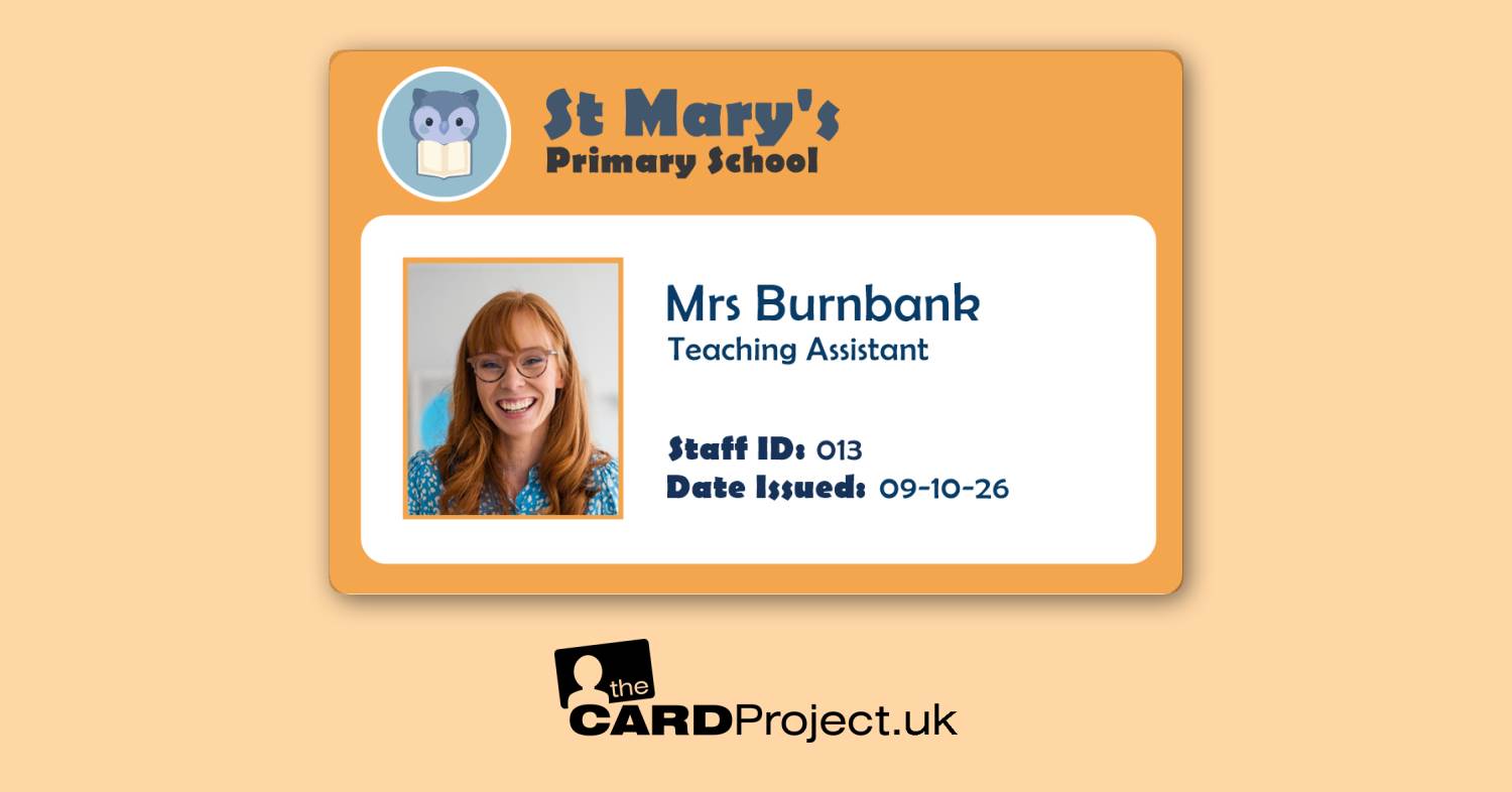 Primary School ID Orange Wise Owl